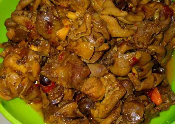 Oseng Hati Ayam Mercon "Menu Simpel"