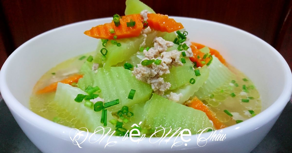 Cách Làm Món Canh Susu Cà Rốt Nấu Thịt Băm của QUÂN NGUYỄN - Cookpad