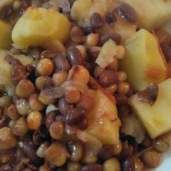 Stewed githeri A picture of Stewed githeri.
