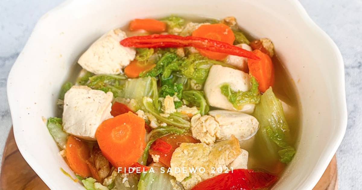 Resep Cah Sawi Putih Tahu Oleh Fidela Sadewo - Cookpad