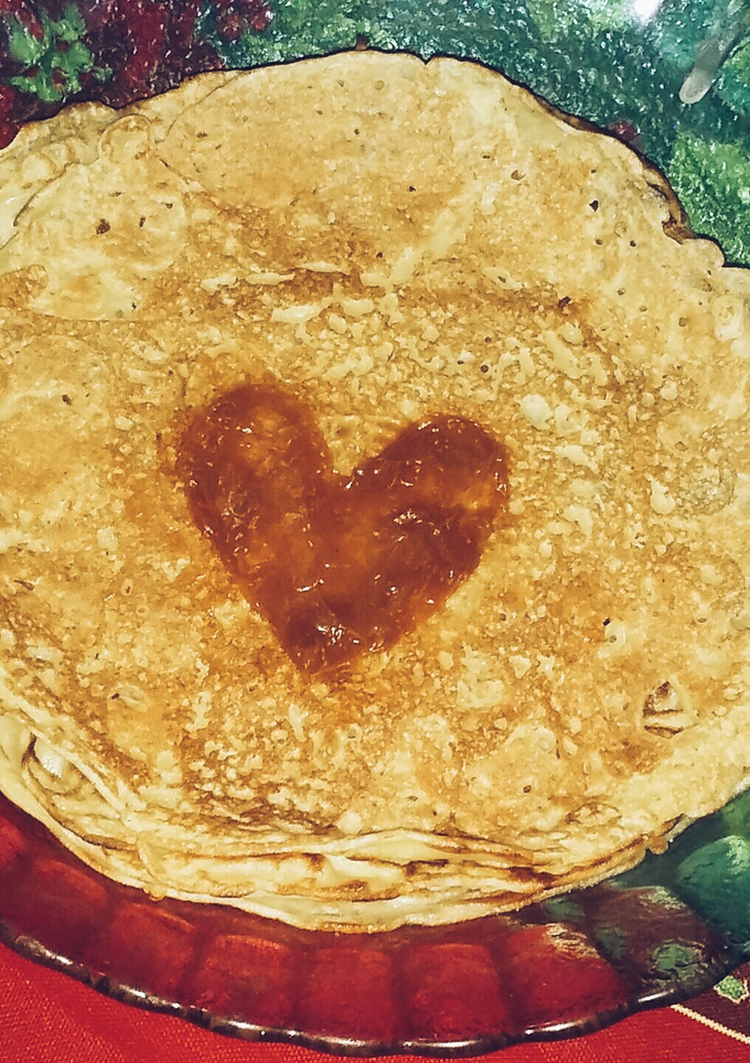 Una foto de ♡ Panqueques con dulce de leche ♡