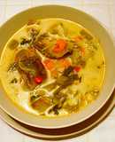 Sopa vegetal con repollo
y alcachofas