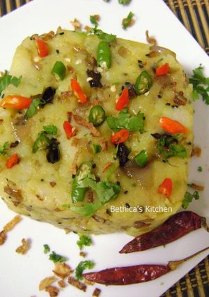 A picture of Aloo Makha (Mashed Potatoes).