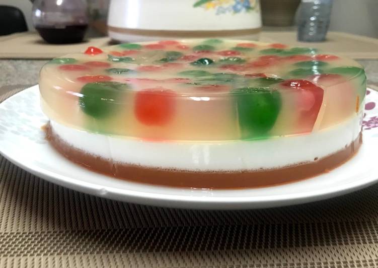 Simple Way to Prepare Speedy Jelly Fruit Cake