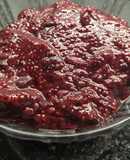 Mermelada de frutos del bosque y chía. (Receta sin azúcar)