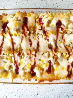 عکسی از دستور لازانیا با ژامبون