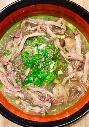 Hình của món Miến vịt.