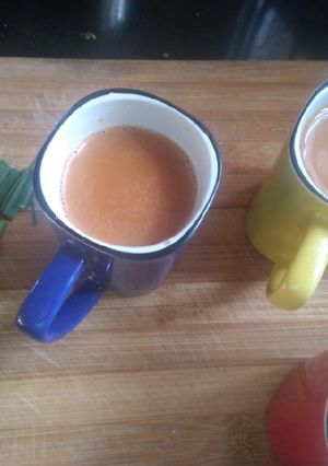 A picture of Herbal jaggery tea.