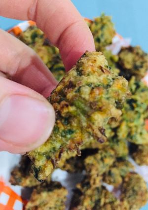 Una foto de Buñuelos de espinaca y zanahorias (veg)