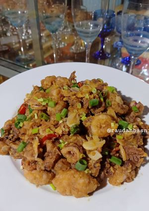 Foto resep Cumi salted egg