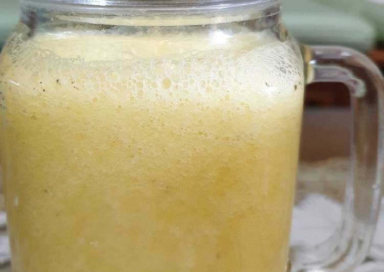 Cara Gampang Menyiapkan Juice kuning segar Anti Gagal