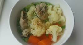 Hình ảnh món Canh bông cải nấu thịt gà