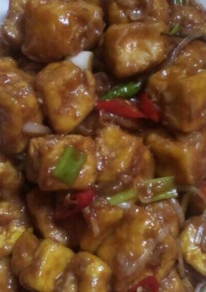 Foto resep Tahu saus teriyaki simpel