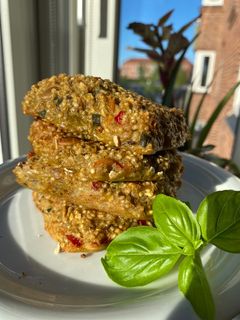 Una foto de Hamburguesas de quinoa y verdura