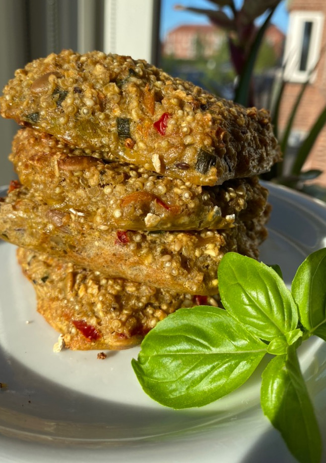 Una foto de Hamburguesas de quinoa y verdura