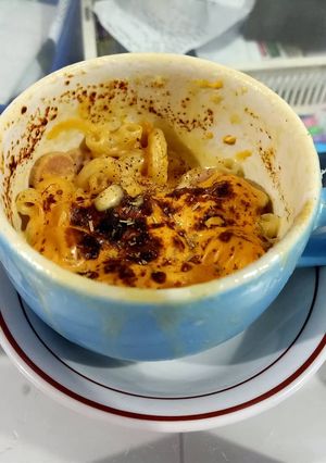 Foto resep Easy Mac n cheese microwave non keto