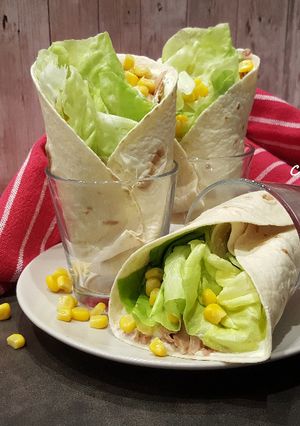 Une photo de Wraps au thon