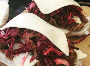 Una foto de Sándwich de Pulled pork