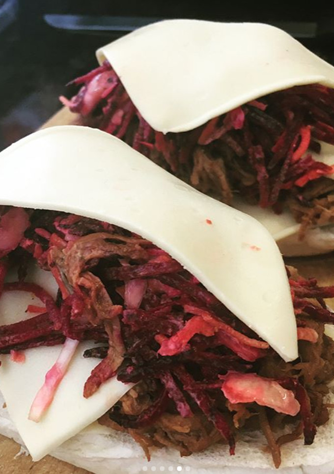 Una foto de Sándwich de Pulled pork
