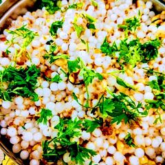 A picture of Sabudana khichdi.
