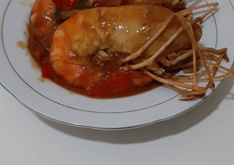 Udang Galah Asam Manis Ala Ku