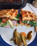 Chaffle sándwich