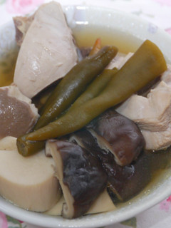 剝皮辣椒雞湯 的食譜成品照片