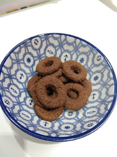 Foto de Bolachinha de chocolate e aveia