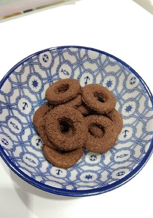 Foto de Bolachinha de chocolate e aveia