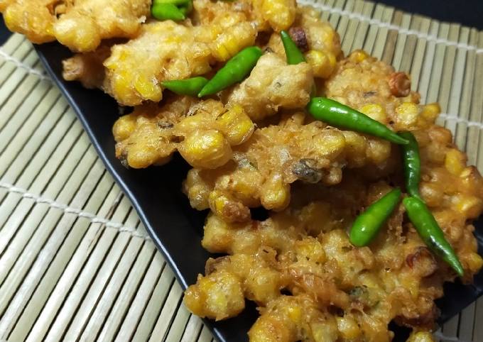 Resep Bakwan Jagung Kriuk Pedas