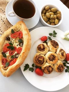 صورة لوصفة فطاير بالزعتر
