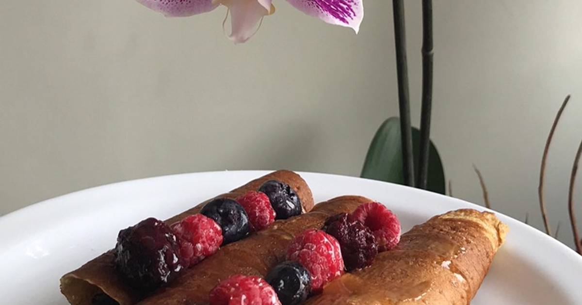 Crepes de avena y plátano 🍌🔝 Receta de Homemade.sato Cookpad