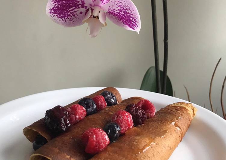 Crepes de avena y plátano 🍌🔝