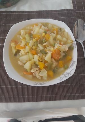 Una foto de Carbonada de pollo