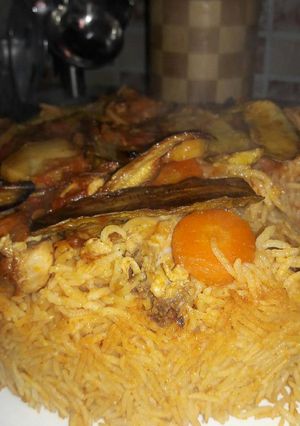 صورة لوصفة مقلوبة دجاااج
