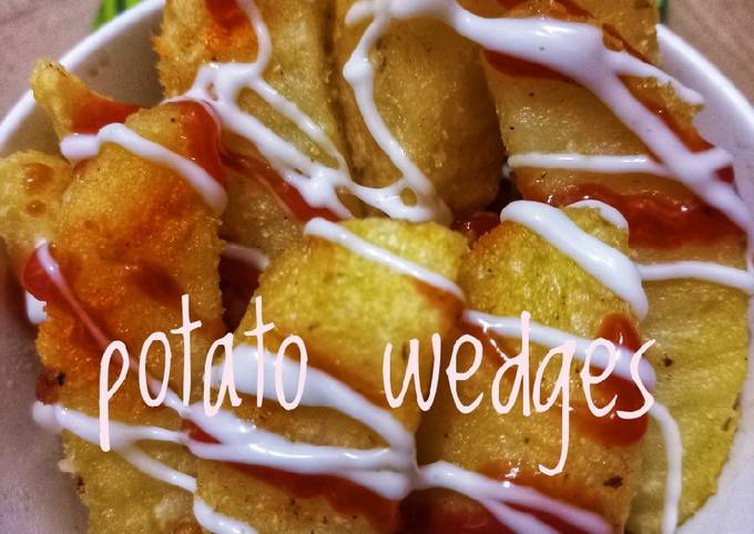 Resep Potato wedges, Enak