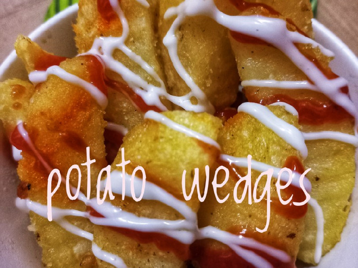 Resep Potato wedges, Enak