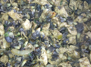 Una foto de Pechuga de pollo con huitlacoche a la Mario, s