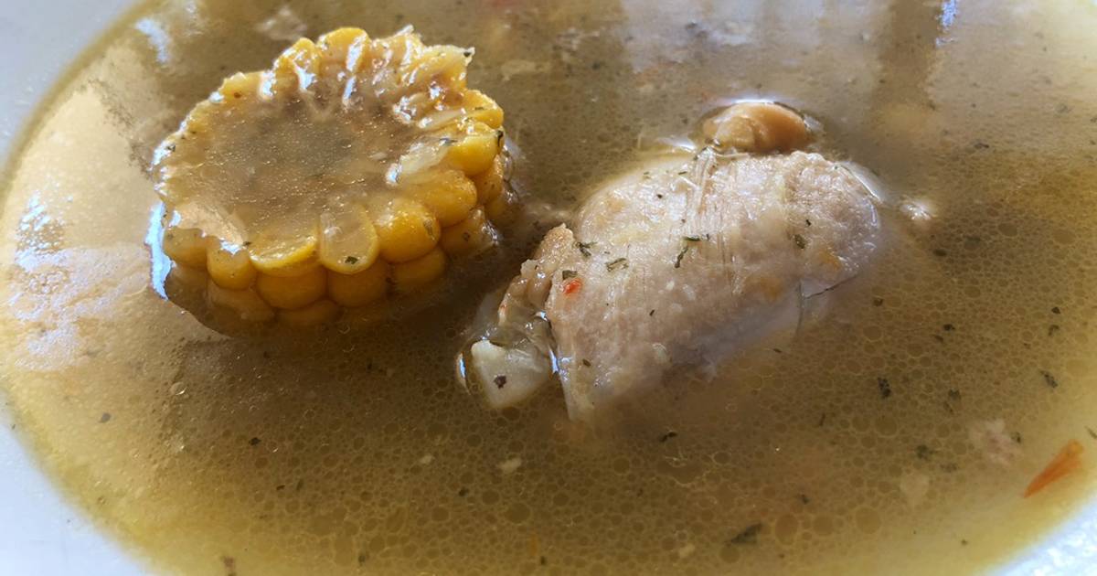 Sopa de pollo Receta de Vicky Nugere- Cookpad