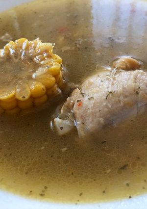 Una foto de Sopa de pollo