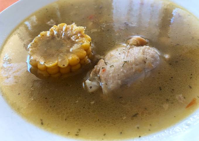 Sopa de pollo Receta de Vicky Nugere- Cookpad