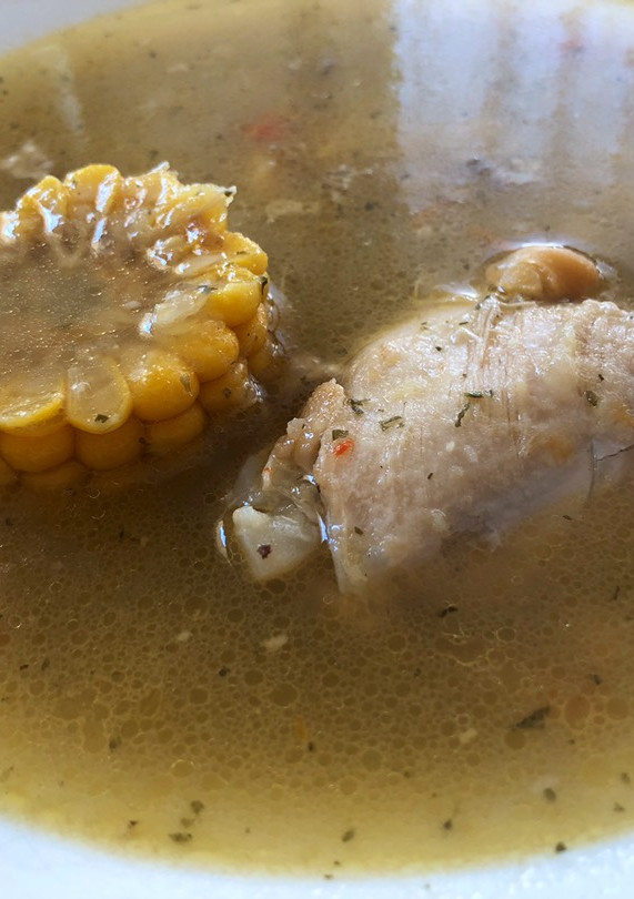 Una foto de Sopa de pollo