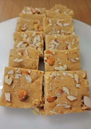 A picture of Aate Ki barfi.