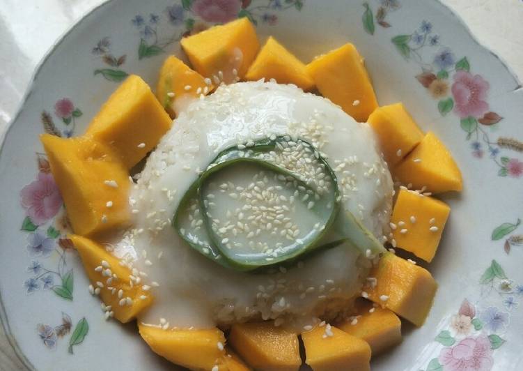 Resep Manggo sticky rice yang Enak Banget