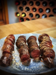 Una foto de Chorizos al Albariño