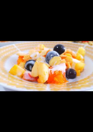 Una foto de Ensalada de frutas