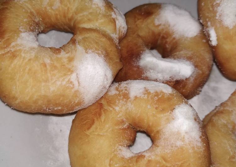 Resep Donat murah simple no mixer no banting2 ?😋, Lezat