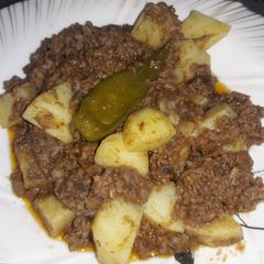 Aloo qeema #CookpadSehri A picture of Aloo qeema #CookpadSehri.