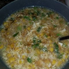 A picture of Chicken Corn Soup.