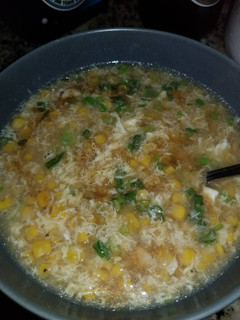 A picture of Chicken Corn Soup.